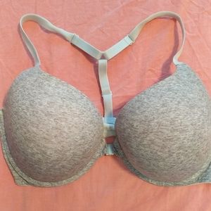 Gray push up bra, PINK brand